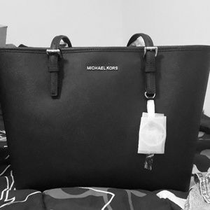 Michael Kors jet set black purse